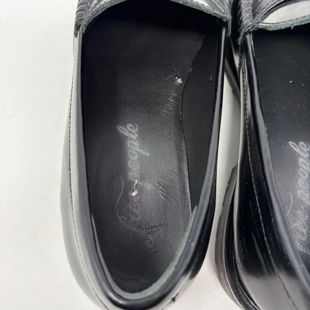 Free People women's Liv Penny Loafers shoes black 38.5 $138 - Picture 8 of 12